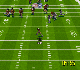 NFL Quarterback Club '96 (USA) In game screenshot